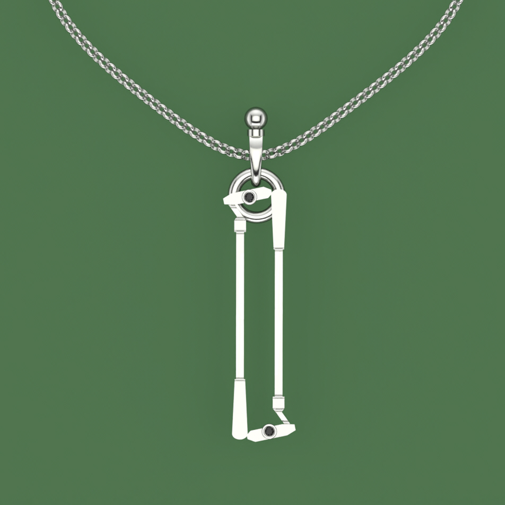 Pendentif Homme le green et le golf