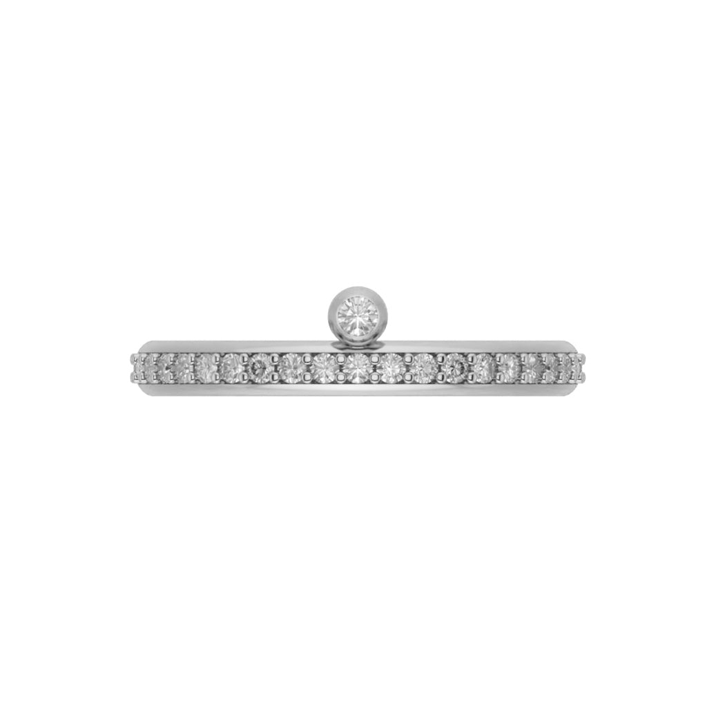 Alliance My Sweety Or blanc 18 carats - Diamants de laboratoire