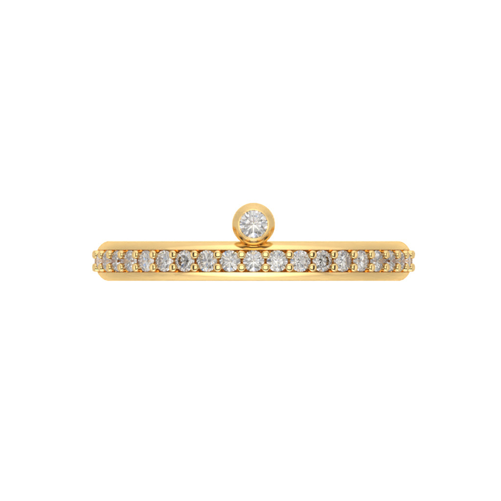 Alliance My Sweety Or jaune 18 carats - Diamants de laboratoire