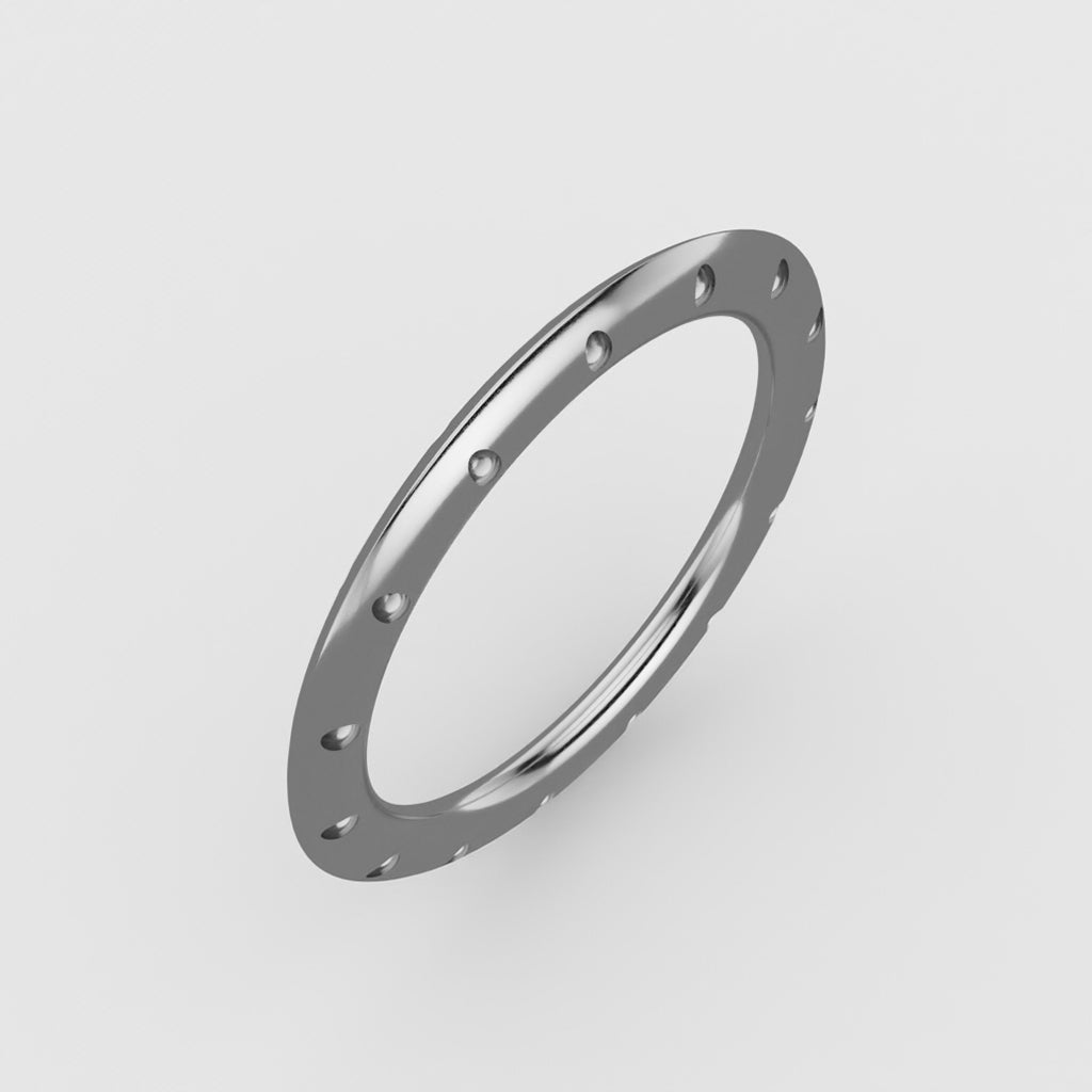 Pour tout l'univers en or blanc 18 carats - Alliance