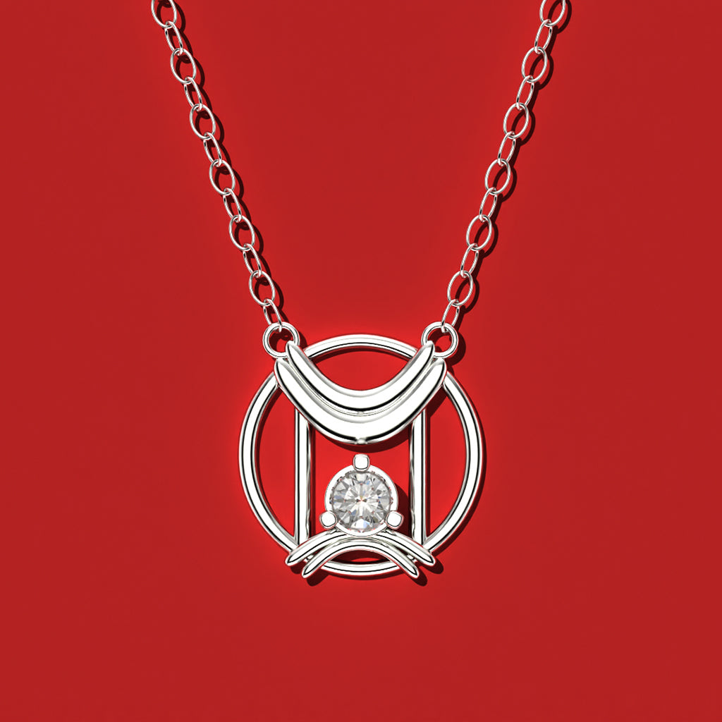 Collier Gémeaux pour renforcer son signe en argent 925 (ou en or sur devis)