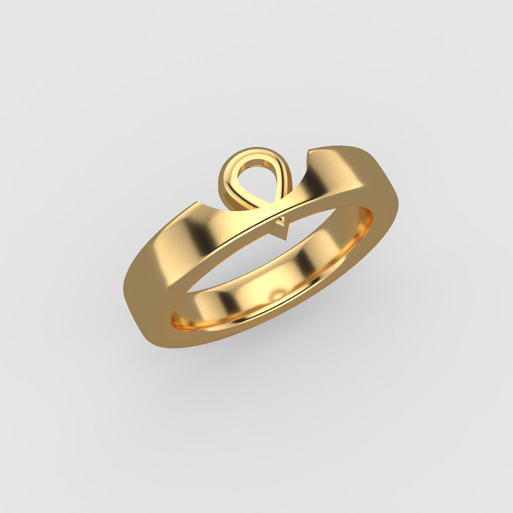 Précieuses révélations en or jaune 18 carats - Alliance